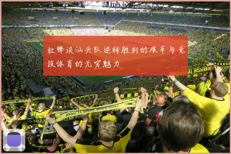 杜锋谈汕头队逆转胜利的艰辛与竞技体育的无穷魅力